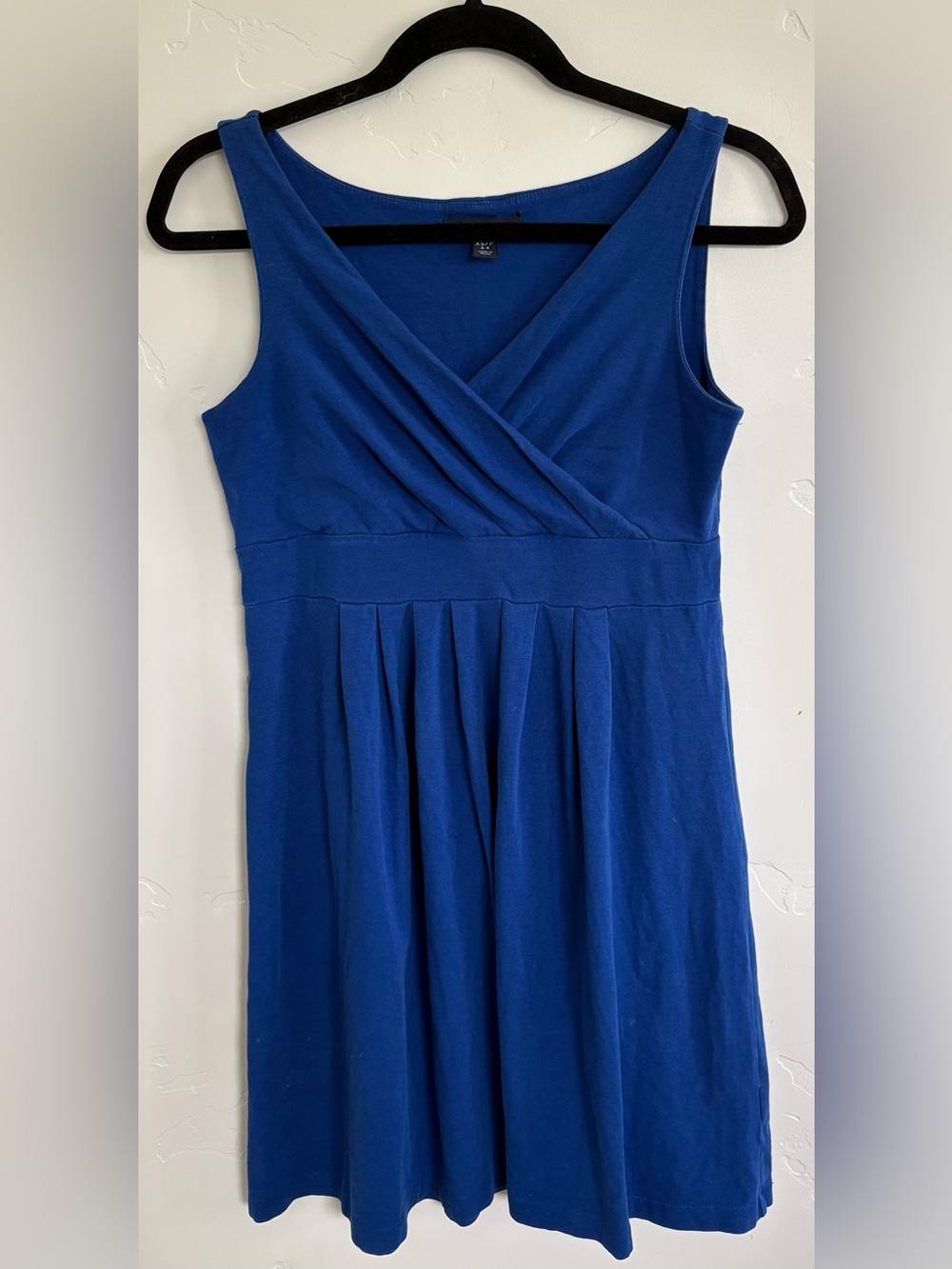 Lands' End Royal Blue Sleeveless Midi Dress